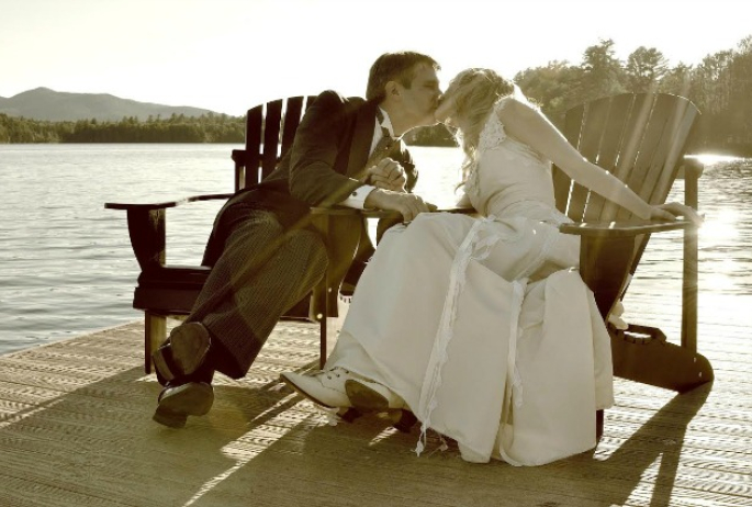 Using the glorious Adirondacks as a backdrop (Photo Kathleen Keck Photography)