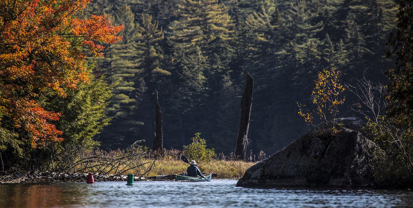 A Decidedly Different Fall Day in Saranac Lake Saranac