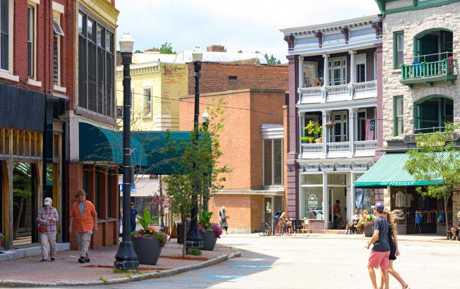 Downtown Saranac Lake