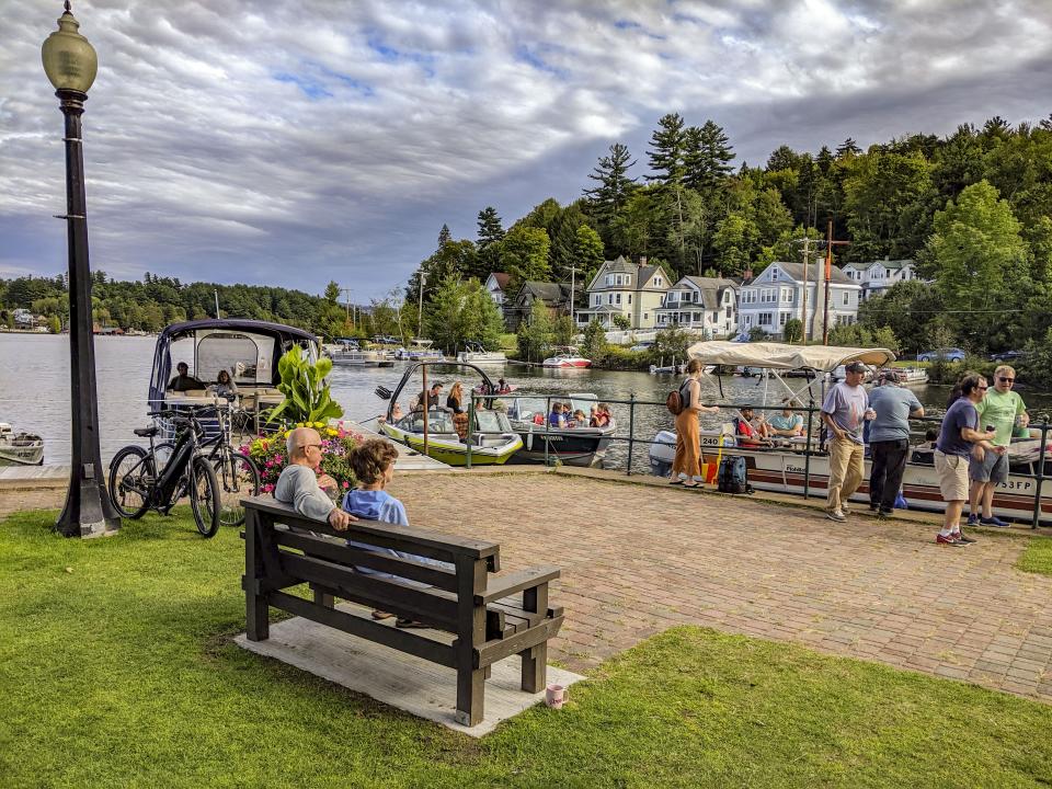 Riverside Park Saranac Lake Adirondacks New York