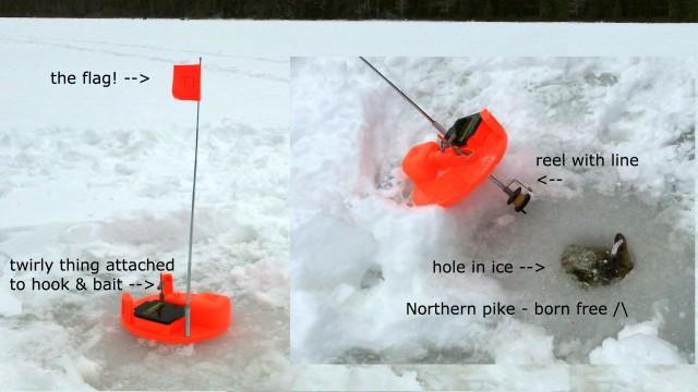Basics for Ice Fishing Gear  Saranac Lake, Adirondacks, New York