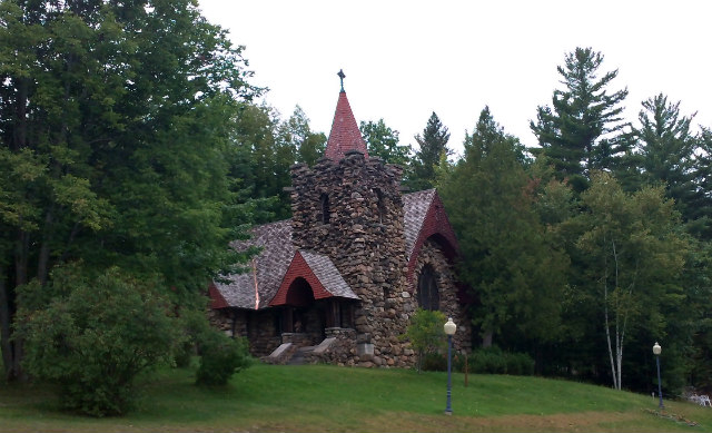 non-demonimational chapel on the grounds of Trudeau Sanitarium