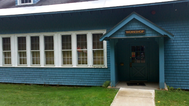 the Workshop at the Trudeau Sanitarium gets visited by a long gone maintenance man