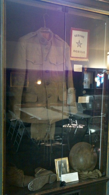 uniform of Elwood Ober, US Army Tank Corps