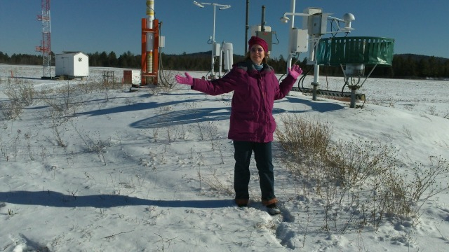 Faithful blogger braves the coldest spot