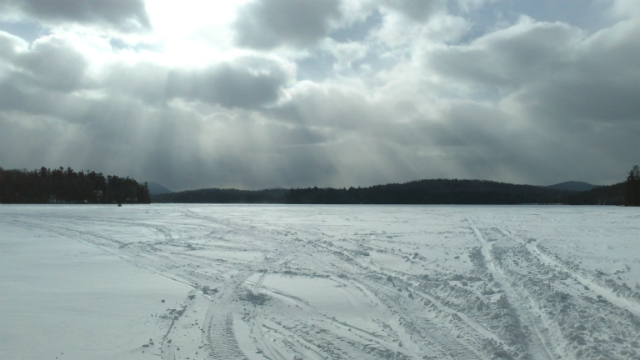 It looks remote, but Lake Colby is on the edge of town. Best of both worlds!