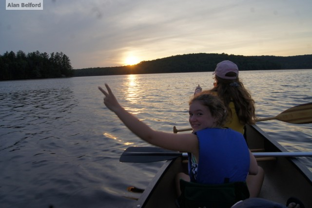 Rebecca and Emily Sunset