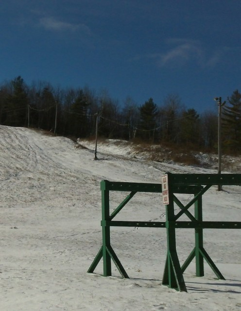 First snow at Pisgah -- it won't be long now!