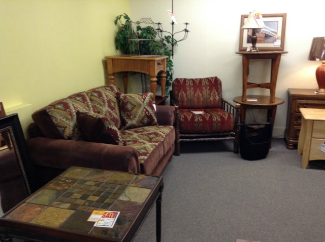 The lower level of Rice furniture is full of bargains