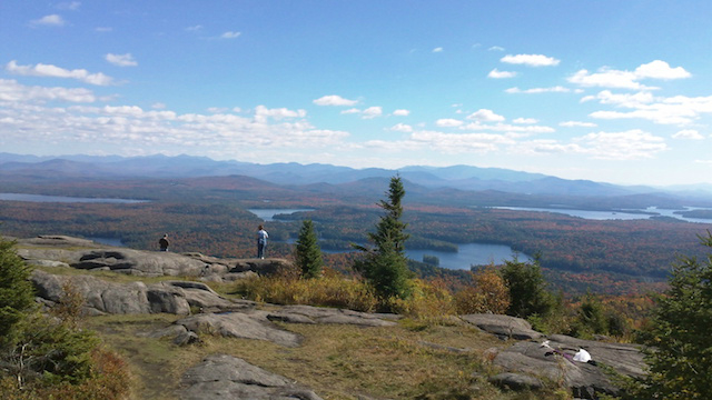 St Regis Mountain has a wonderful summit with views from most vantage points