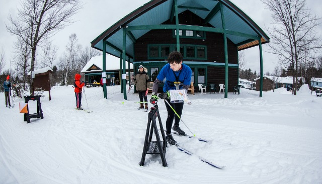 Dewey is a great place to practice for ski orienteering.