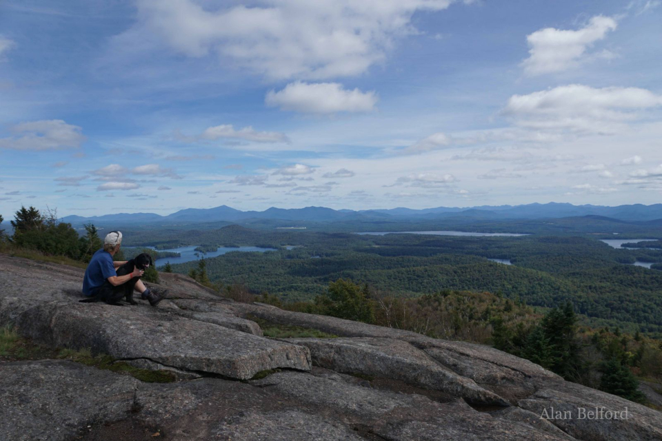 My friend took a few photos of me and Wren on the summit.