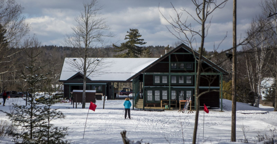 Dewey's new lodge is an oasis of warmth after a day on the trails.