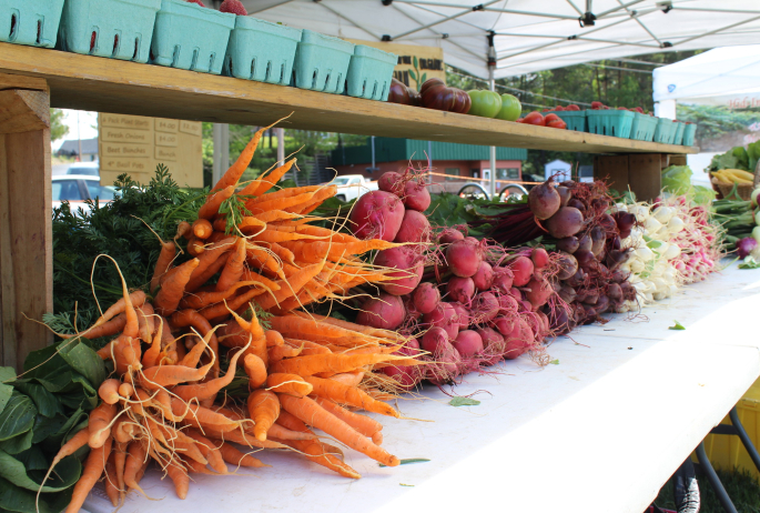 farm fresh vegetables of all kinds