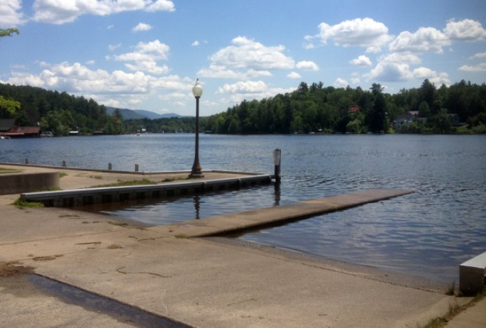 Lake Flower boat launch