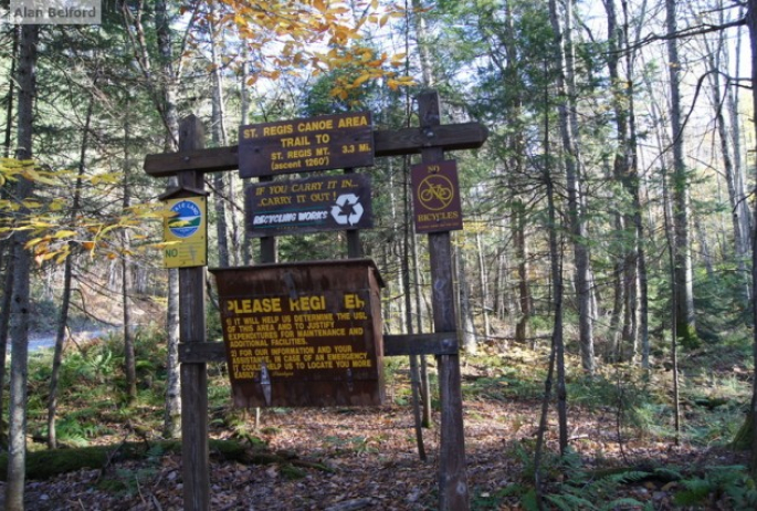 St. Regis trailhead