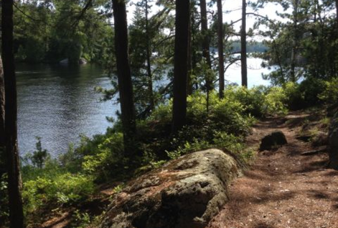 View from the top of our One Particular Island (Pirate Island)