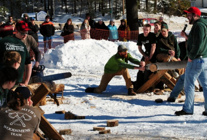 Fast sawing action highlights Woodmen's Exhibition