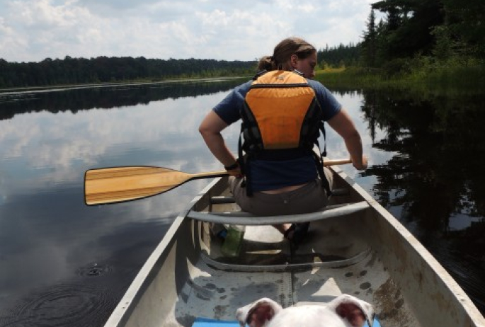 Paddling with Fido