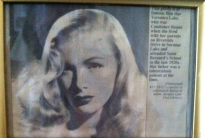 Veronica Lake made her peek-a-boo hairstyle famous