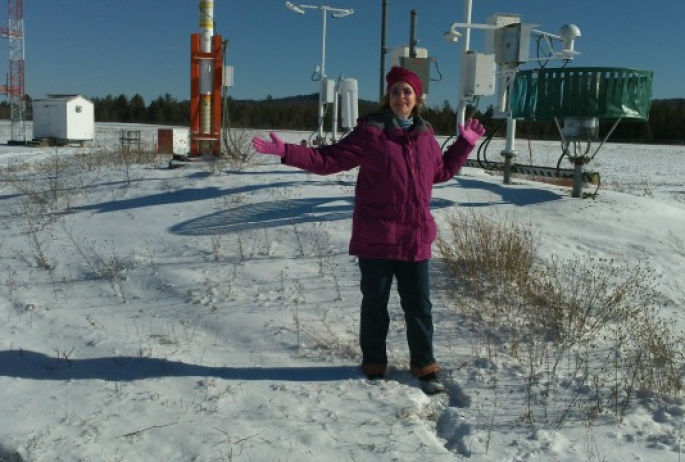 Faithful blogger braves the coldest spot