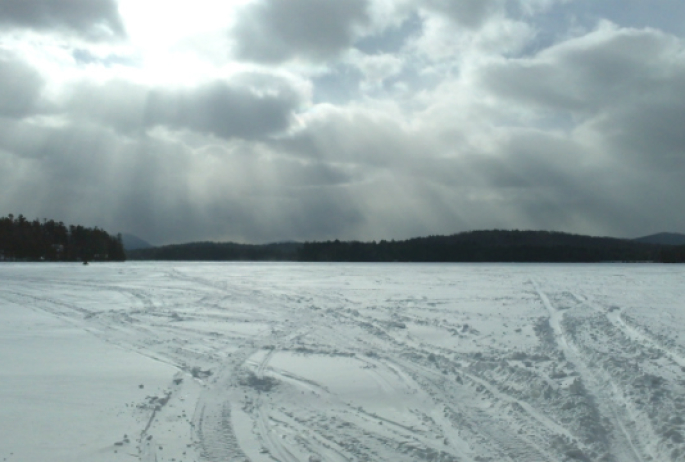 It looks remote, but Lake Colby is on the edge of town. Best of both worlds!