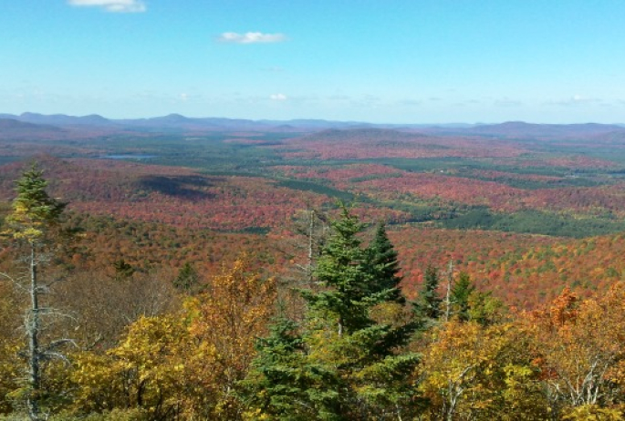 It's always a good time to climb a mountain, but the vistas of autumn are spectacular