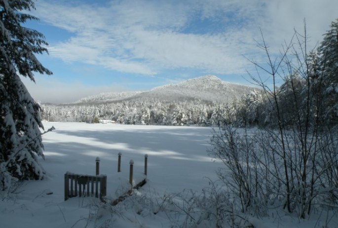 the sparkling beauty of the quietest season creates a magic silence in the outdoors