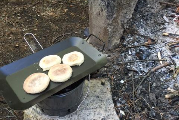 Coffee + campfire  + breakfast + lake view