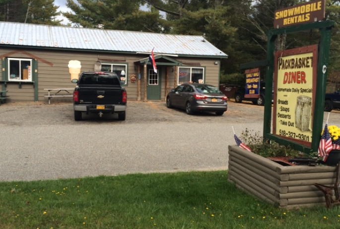 The Packbasket Diner, located on Route 86.