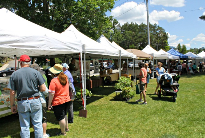 So much to browse over on a gorgeous summer day by the river.