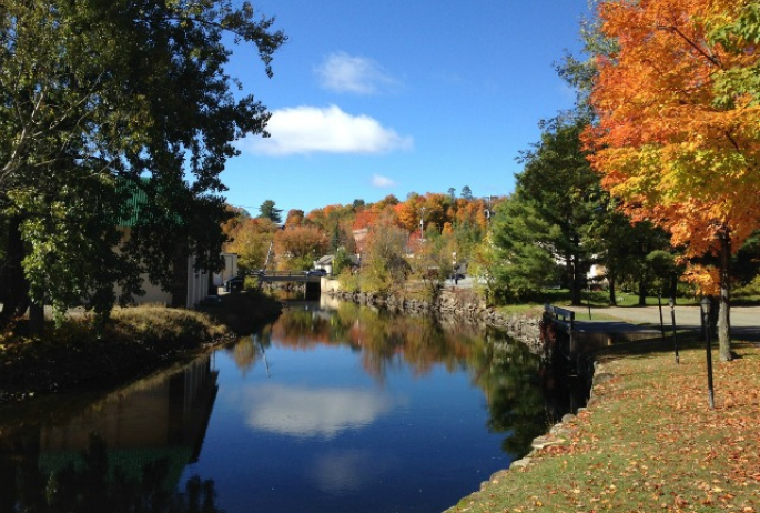 The RiverWalk is three miles round trip, but there are access points to downtown for the best of both worlds. (Seen here at the peak of the season.)