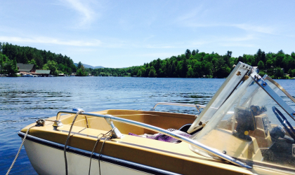 The Lake Flower boat dock is walking distance of downtown. Tie up and enjoy a meal.